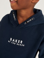 Baker by Ted Baker Overhead 100% Cotton Hoodie - Image 5 of 8