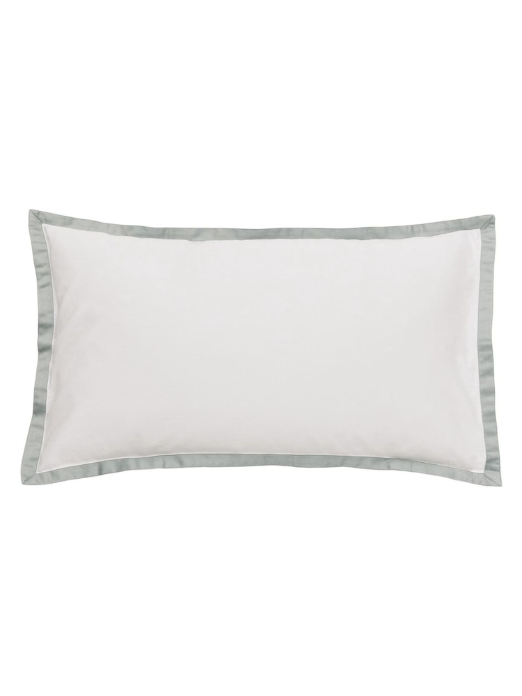 Bedeck of Belfast Silver Olenna Cotton Duvet Cover and Pillowcase Set - Image 4 of 4