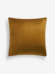 Cumin Yellow 59 x 59cm Matte Velvet Cushion - Image 3 of 5