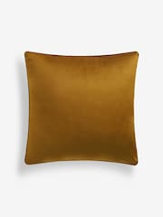 Cumin Yellow 59 x 59cm Matte Velvet Cushion - Image 5 of 5
