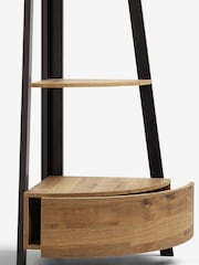 Dark Bronx Oak Effect Corner Ladder Shelf - Image 7 of 8