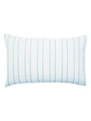 Helena Springfield Blue Waffle Stripe Cotton Rich Cover Set - Image 5 of 6