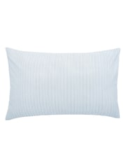 Helena Springfield Blue Twill Stripe Cotton Rich Cover Set - Image 5 of 6