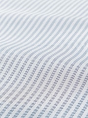 Helena Springfield Blue Twill Stripe Cotton Rich Cover Set - Image 6 of 6