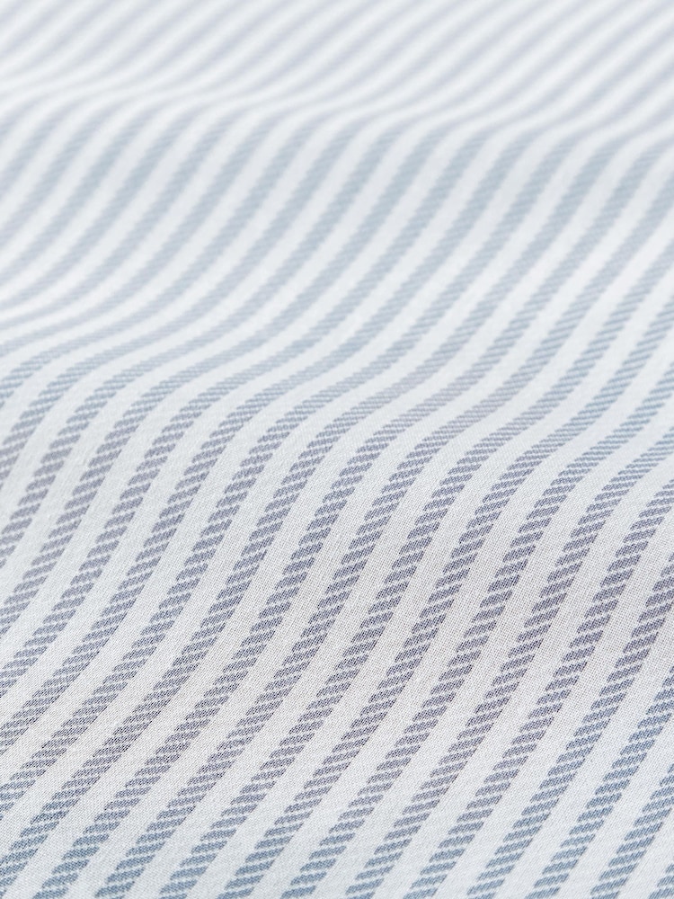Helena Springfield Blue Twill Stripe Cotton Rich Cover Set - Image 6 of 6 Helena Springfield Blue Twill Stripe Cotton Rich Cover Set - Image 6 of 6