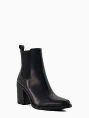Dune London Black Promising Chelsea Western Ankle Boots - Image 3 of 5