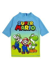 Vanilla Underground Green Super Mario 2 Piece Swim Set - Image 2 of 5