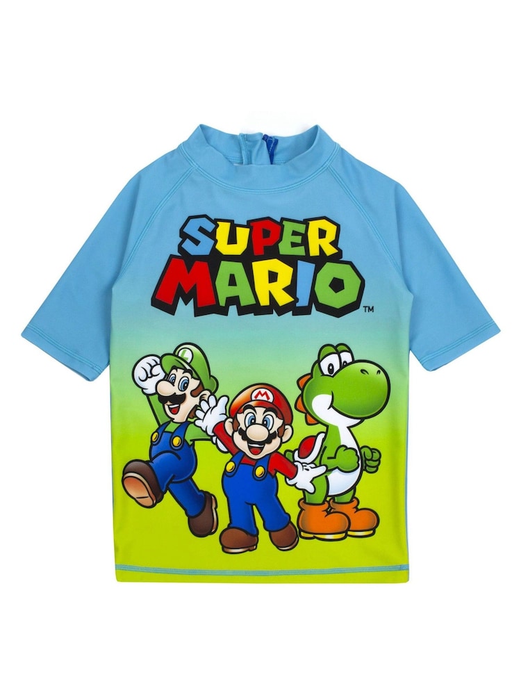 Vanilla Underground Green Super Mario 2 Piece Swim Set - Image 2 of 5