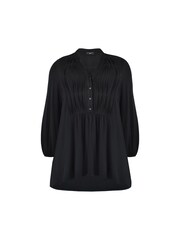 Live Unlimited Black Pintuck Yoke Jersey Tunic - Image 4 of 4