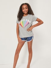 Harry Bear Blue Rainbow Short Pyjama Set - Image 2 of 4