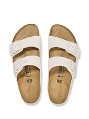 Birkenstock White Chrome Arizona Suede Antique Sandals - Image 3 of 3
