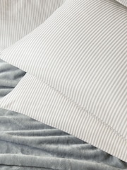 Helena Springfield Grey Twill Stripe Cotton Rich Cover Set - Image 4 of 6
