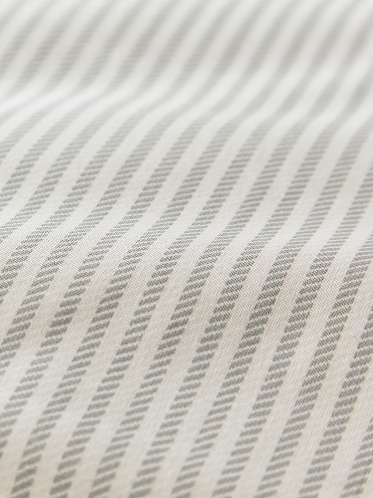 Helena Springfield Grey Twill Stripe Cotton Rich Cover Set - Image 6 of 6 Helena Springfield Grey Twill Stripe Cotton Rich Cover Set - Image 6 of 6