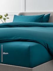 Kolekcija Luxe 400 število niti 100% egiptovski bombaž sateen list - Slika 2 iz 2