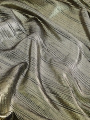 Gold Metallic Lamé V-Neck Cuff Blouse - Image 6 of 6