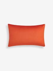 Orange Cut Velvet Retro Etch 40 x 59cm Cushion - Image 5 of 5