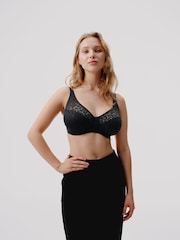Zwart - Chantelle Norah Soft Feel beugelbeha met bloemen - Image 6 of 7