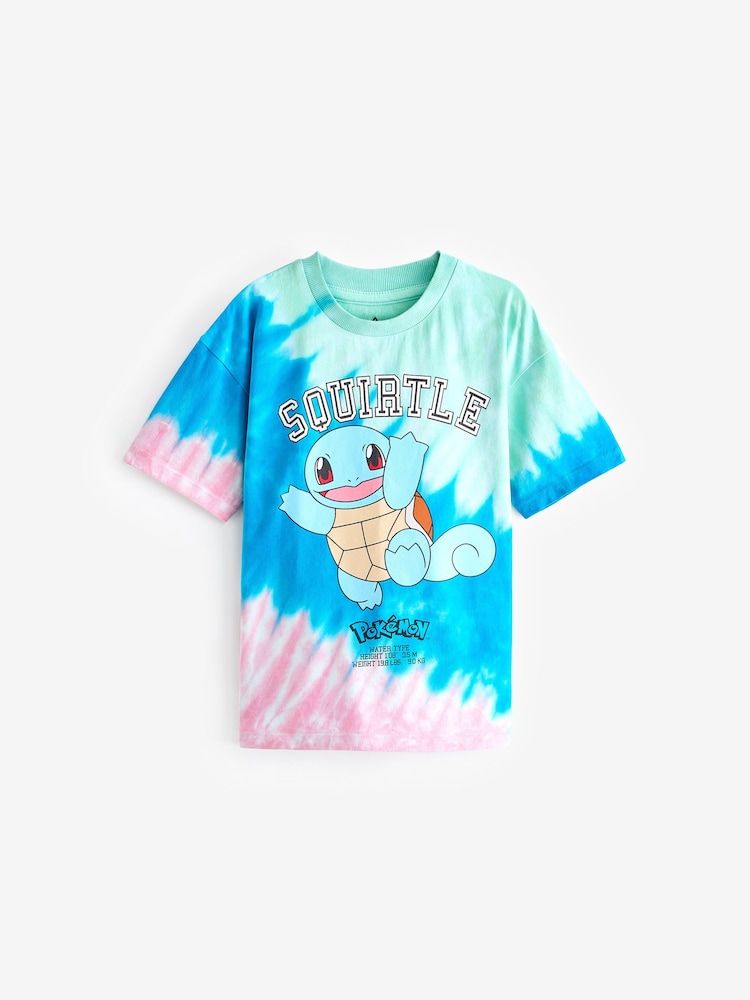 Blue Squirtle 100% Cotton Pokémon License Short Sleeve T-Shirt (3-14yrs) - Image 1 of 3