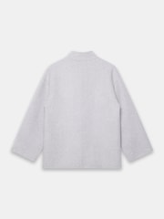 Mint Velvet Grey Wool Blend Toggle Detail Coat - Image 7 of 7