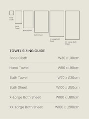 Black Egyptian Cotton Towel - Image 3 of 5