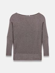 Mint Velvet Silver Metallic Knit Top - Image 7 of 8