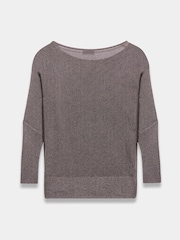 Mint Velvet Silver Metallic Knit Top - Image 8 of 8