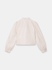 Biały - Mint Velvet Stand Collar Jacket - Obraz 8 z 8