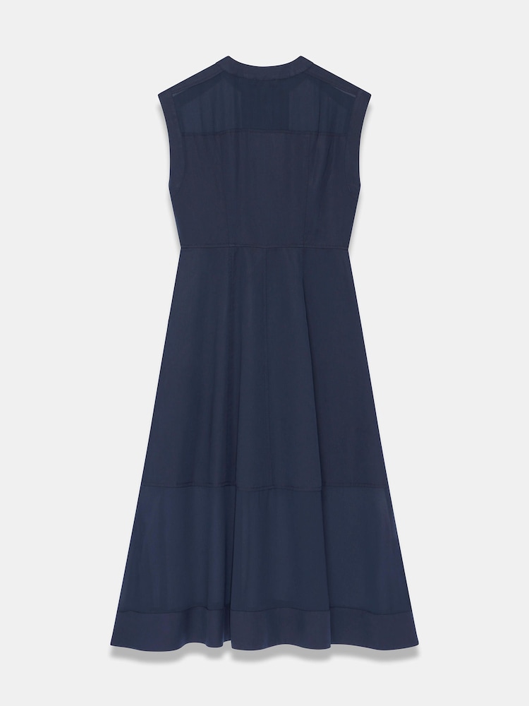 Mint Velvet Blue Utility Midi Dress - Image 8 of 8 Mint Velvet Blue Utility Midi Dress - Image 8 of 8