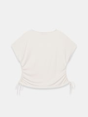 Ақ - Mint Velvet Джерси Допты галстук детальдары - 7суретінің 7 суреті
