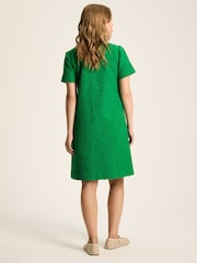 Joules Celeste Green Mini Boucle Dress - Image 2 of 6
