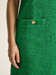 Joules Celeste Green Mini Boucle Dress - Image 5 of 6