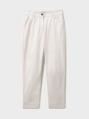 Crew Clothing Natural Tapered Trousers - Image 5 of 5