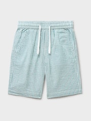 Crew Clothing Green Seersucker Shorts - Image 1 of 3