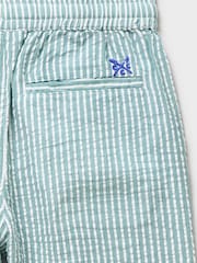 Crew Clothing Green Seersucker Shorts - Image 3 of 3