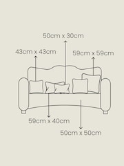 Catherine Lansfield Purple Cosy Diamond Fleece Draught Excluder - Image 3 of 3