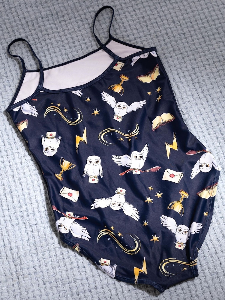 Vanilla Underground Blue Harry Potter Licencing Swimsuit - Girls - Image 2 of 5