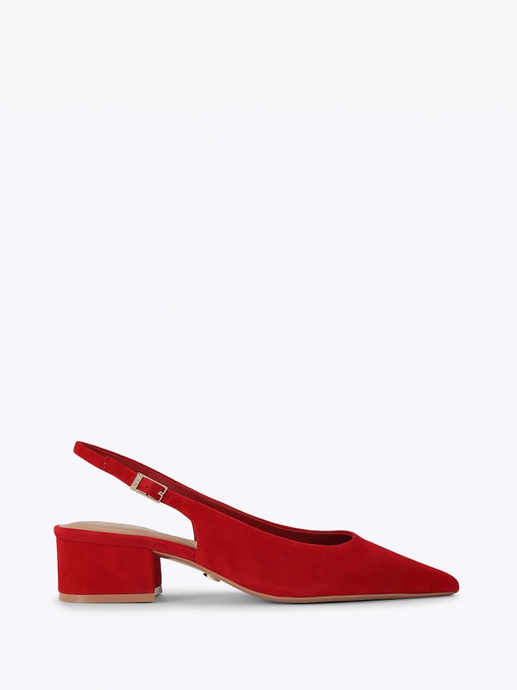 Carvela Red Armonia Sling Heels - Image 1 of 4 Carvela Red Armonia Sling Heels - Image 1 of 4