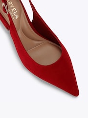 Carvela Red Armonia Sling Heels - Image 3 of 4