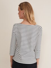 Phase Eight Black Orabella Striped Top - Image 2 of 6