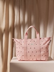 Cath Kidston Pink Ladybird Print Cath Kidston Overnight Travel Bag - Image 4 of 7