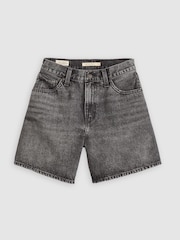 Levi's® Black High Waisted Baggy Denim Shorts - Image 6 of 7