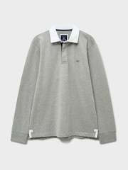 Crew Clothing Stripe Placket Rugby Shirt - Imagen 5 de 5