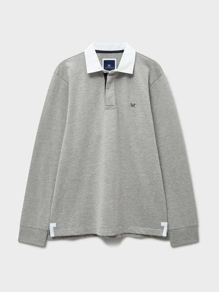 Crew Clothing Stripe Placket Rugby Shirt - Imagen 5 de 5