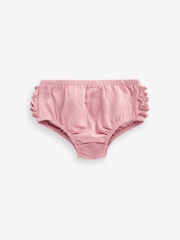 Pink Baby 100% Cotton Knickers 3 Pack (0mths-2yrs) - Image 2 of 6