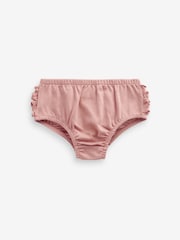 Pink Baby 100% Cotton Knickers 3 Pack (0mths-2yrs) - Image 4 of 6