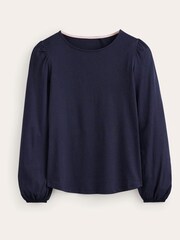 Boden Blue Supersoft Long Sleeve Top - Image 5 of 5
