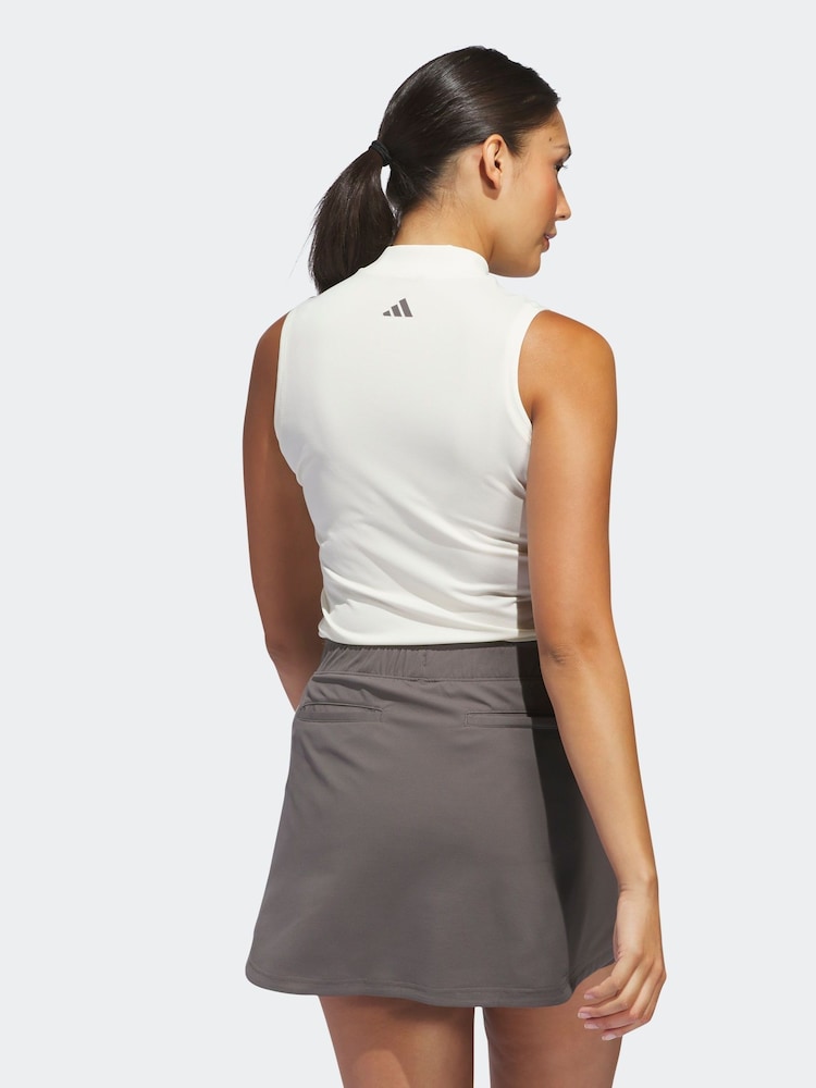 adidas Golf Womens Ultimate 365 Sleeveless Mock Neck T-Shirt - Image 2 of 7