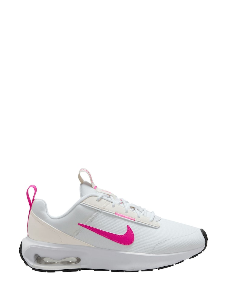 Nike White/Pink Air Max INTRLK Lite Trainers - Image 1 of 4