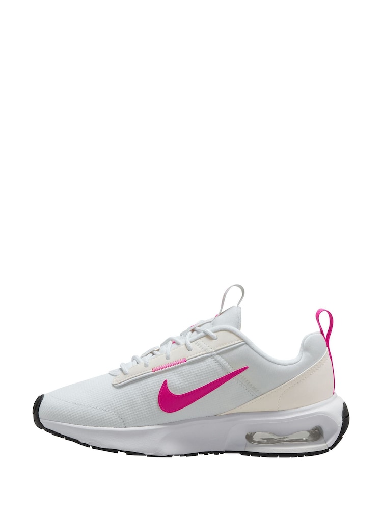 Nike White/Pink Air Max INTRLK Lite Trainers - Image 2 of 4