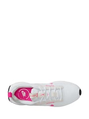 Nike White/Pink Air Max INTRLK Lite Trainers - Image 3 of 4
